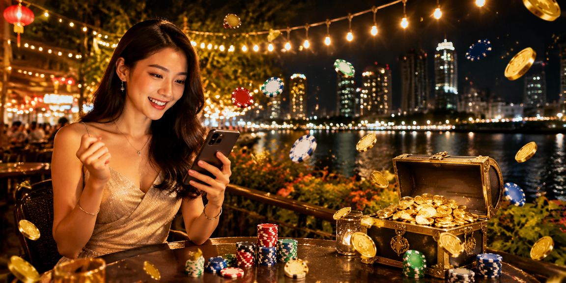 Players enjoying deposit bonuses and exciting jackpot games in Kuala Lumpur