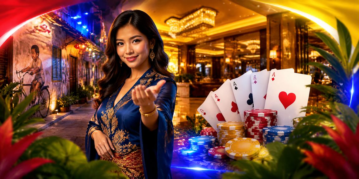 Antara muka permainan poker di Penang dengan grafik jelas
